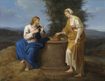 ₴ Репродукція побутовий жанр від 247 грн.: Христос та Самарянка біля колодязя