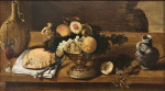₴ Репродукция картины натюрморт от 143 грн.: Ваза фруктов и различные предметы