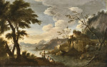 Купить картину пейзаж художника от 157 грн: Итальянский пейзаж с отдыхающими крестьянами