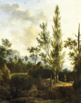 Купить картину пейзаж художника от 189 грн: Лесной пейзаж со скалами