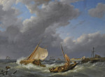 ₴ Купить картину море известного художника от 180 грн.: Судоходство в бурных водах