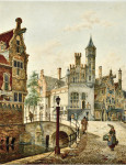 Картина городской пейзаж художника от 189 грн.: Вид на город