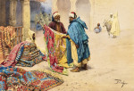 Картина бытовой жанр художника от 170 грн.: Продавец ковров