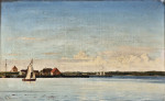 ⚓Репродукция морской пейзаж от 199 грн.: Вид с Нюборгского Фьорда и Слипсхавна