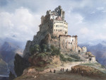 ₴ Репродукция пейзаж от 241 грн.: Монастырь Сан-Микеле, Италия