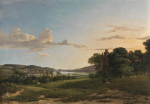₴ Репродукция пейзаж от 223 грн.: Вид на Сессфорд и деревню Кавертон, Роксборошир на расстоянии