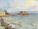 ⚓Репродукция морской пейзаж от 235 грн.: Замок дель-Ово, Неаполь