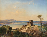 ₴ Купить картину пейзаж художника от 193 грн: Вид на озеро Албуфера