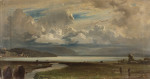₴ Купить картину пейзаж художника от 138 грн: Вид на озеро Штарнберг с охотниками