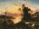₴ Репродукция пейзаж от 241 грн.: Побережье Гуайра в закате солнца