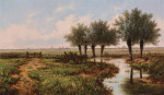 ₴ Купить картину пейзаж художника от 147 грн: Луга в Голландии