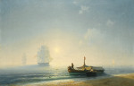 ₴ Купить картину море известного художника от 161 грн.: Рыбалка на рассвете, Неаполь