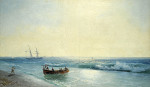 ₴ Купить картину море известного художника от 147 грн.: Моряки выходят на берег