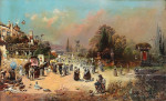 ₴ Картина бытовой жанр известного художника от 156 грн.: Рынок на юге
