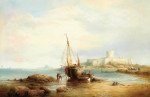 ⚓Репродукция морской пейзаж от 211 грн.: Вид на форт и бухту Святого Обина, Джерси