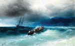 ₴ Купить картину море известного художника от 157 грн.: Шторм над Черным морем