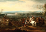 ₴ Картина батального жанра художника от 175 грн.: Французская армия пересекает Рейн в Лобите