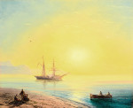 ₴ Купить картину море известного художника от 198 грн.: Заход солнца в Крыму