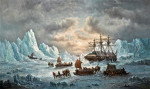 ₴ Купить картину море художника от 152 грн.: Барк "Резолют" в поисках сэра Джона Франклина