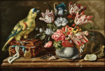 ₴ Купить натюрморт художника от 193 грн.: Ванитас с попугаем
