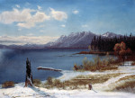 ₴ Репродукція краєвид від 235 грн.: Озеро Тахо взимку