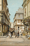 ₴ Картина городской пейзаж художника от 169 грн.: Серенада