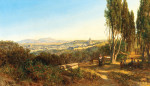 ₴ Репродукция пейзаж от 193 грн.: Вид на Рим с виллы Мадама
