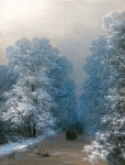 ₴ Репродукция картины пейзаж высокого разрешения от 192 грн: Зимний пейзаж