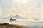₴ Купить картину море известного художника от 161 грн.: Вид на Везувий