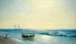 ₴ Купить картину море известного художника от 177 грн.: Моряки сходят на берег