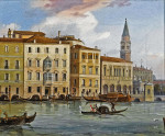 ₴ Картина городской пейзаж известного художника от 198 грн.: Большой канал в Венеции