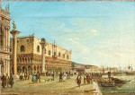 ₴ Картина городской пейзаж известного художника от 175 грн.: Венеция, моло с Дворцом Дожей