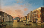 ₴ Картина городской пейзаж известного художника от 161 грн.: Венеция, Большой канал с Ка д'Оро