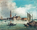 ₴ Картина городской пейзаж известного художника от 193 грн.: Вид на Сан Джорджо Маджоре