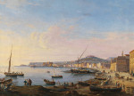 ₴ Картина городской пейзаж художника от 175 грн.: Неаполь, вид на Маринеллу