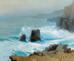 ₴ Купить картину море художника от 198 грн.: Волнующееся море близ Дубровника
