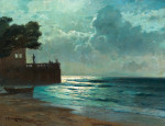 ₴ Купить картину море художника от 184 грн.: Лунная ночь на Адриатике