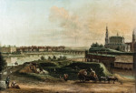 ₴ Репродукція міський краєвид 225 грн.: Вид на Дрезден з видом на Бастіон Сіль з Августинербрюке та Хофкірхе