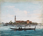 ₴ Репродукція міський краєвид від 265 грн.: Венеція вид на Сан-Лазаро-дельї-Армені