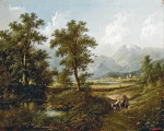 ₴ Репродукция картины пейзаж от 1803 грн.: Сенокос