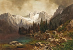 ₴ Репродукция пейзаж от 217 грн.: Вид на Дахштайн от Госау