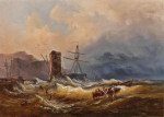 ₴ Купить картину море художника от 175 грн.: Кораблекрушение у побережья