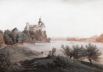₴ Репродукція краєвид від 229 грн.: Вид на замок Персенбойг та Ібс на Дунаї
