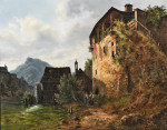 ₴ Репродукция картины пейзаж от 189 грн.: Вайдхофен на Ибсе
