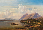 ₴ Репродукция пейзаж от 223 грн.: Озеро Мильштеттерзее в Каринтии