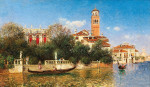 ₴ Картина городской пейзаж художника от 147 грн.: Вид на Венецию