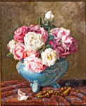 ₴ Репродукция картины натюрморт от 140 грн.: Букет роз