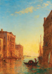 ₴ Репродукция городской пейзаж от 274 грн.: Вид Венеции