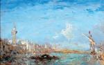 ₴ Картина городской пейзаж художника от 157 грн.: Большой канал в Венеции