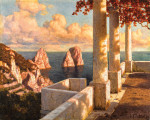 ₴ Картина пейзаж известного художника от 214 грн.: Вечер на Капри